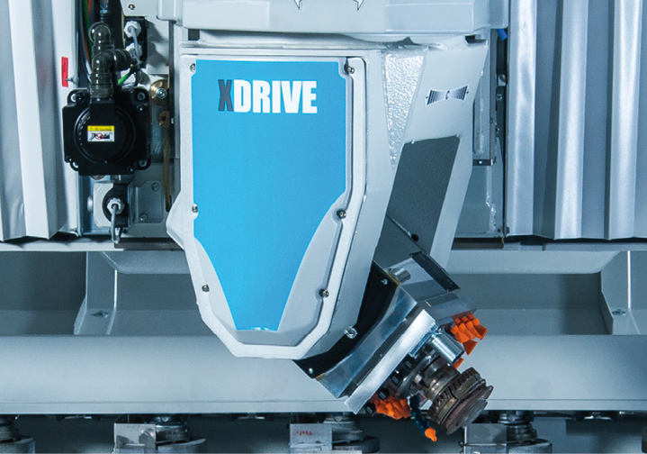 Cabezal X-Drive de cinco ejes