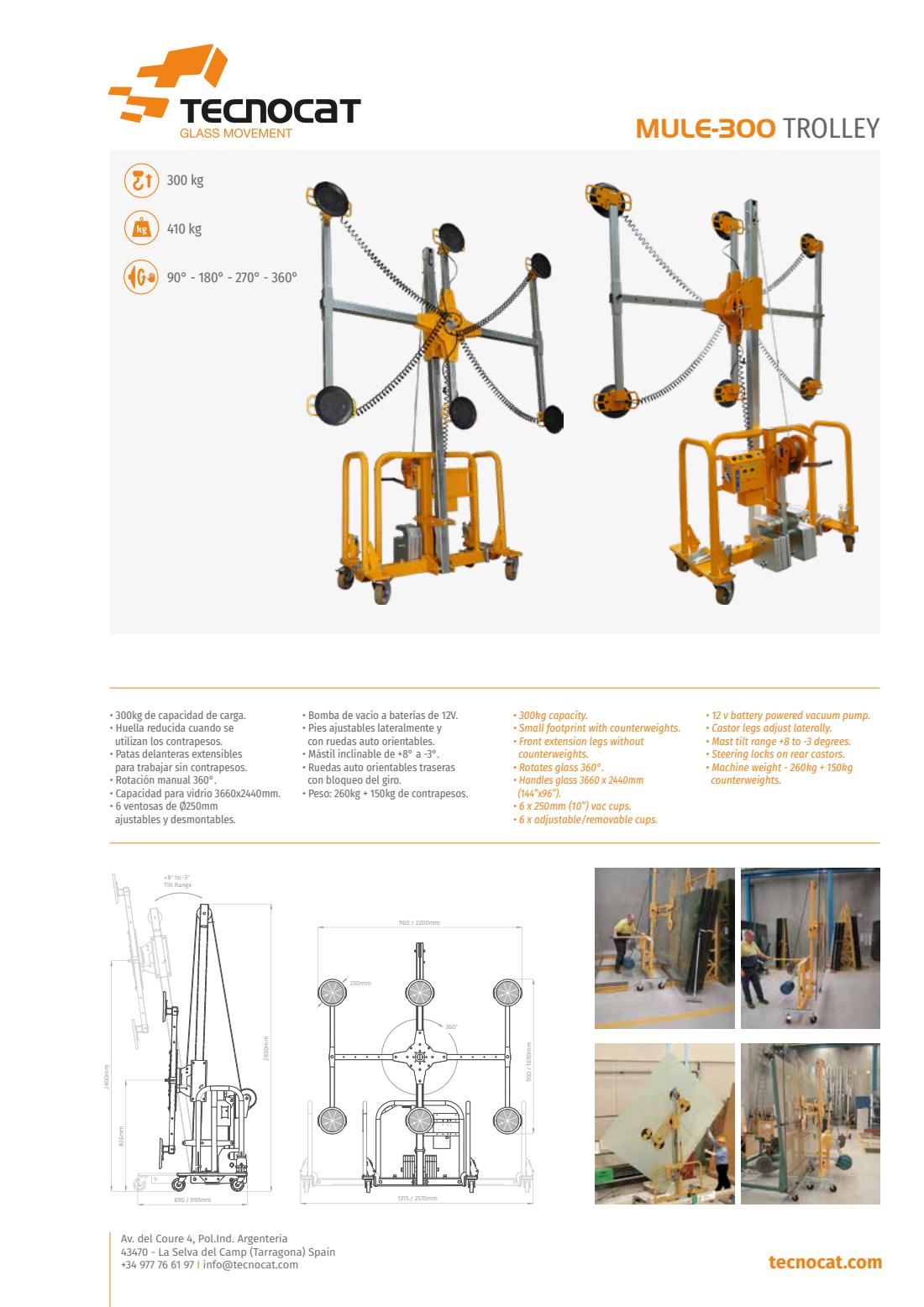 Ficha original MULE-300 TROLLEY